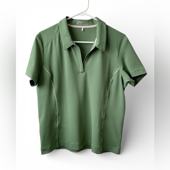 Nike Tops - ⛳️ Nike Olive Green Polo Shirt - Large